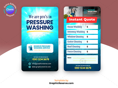 Pressure Washing Instant Quote Bsiness Card Design Template business card canva template business card design template business cards pressure washing canva business card templates cleaning business card instant quote business card power cleaning business card power washing business cards pressure cleaning business cards pressure wash business cards pressure washer business cards pressure washing business card pressure washing business cards window cleaning business cards