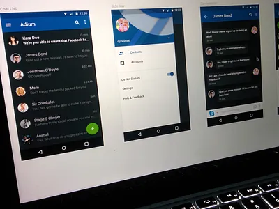 Adium Reimagined adium android chat app material design