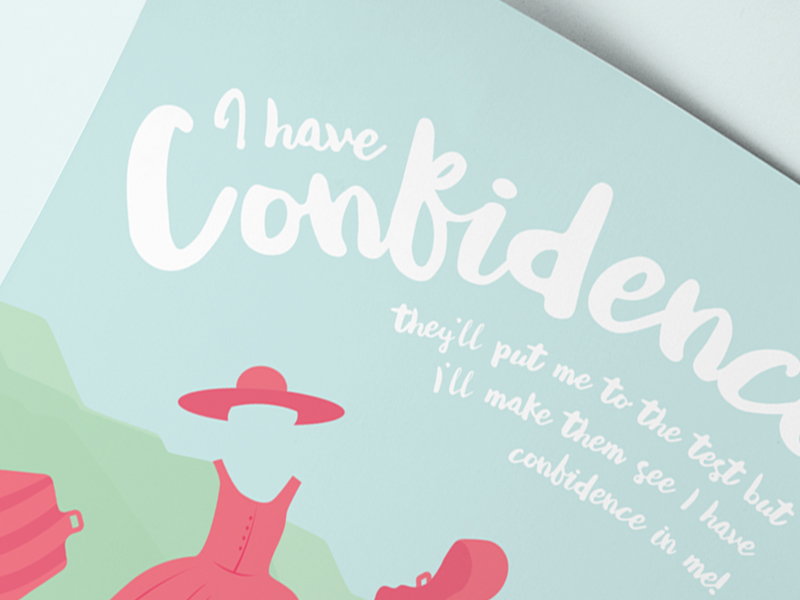 Sound of Music Poster Teaser confidence decorative design gigasavvy illustration illustrator inspirational inspire poster print sound of music typography