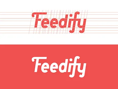 Feedify branding handlettering lettering logo typography