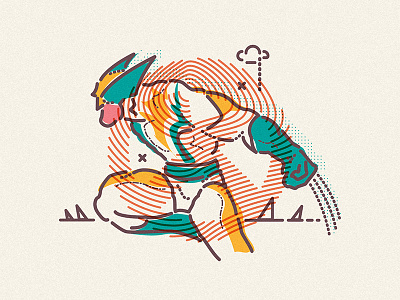 Wolverine blades character colour illustration invincible lines logan wolverine xmen