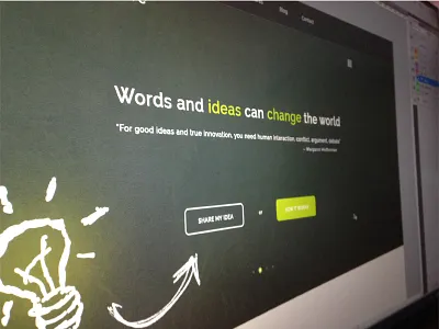 Header - WIP app coming soon flat header how it works idea landing page preview wip work in progress