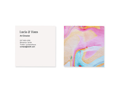 Dance Of Color Business Card Template branding business card name cart personal card printable stationary.