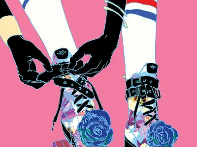 times_that_never_skateees drawing illustration longiy roller skates timesthatnever