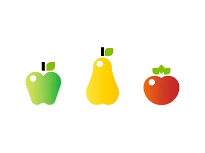 fresh food apple pear tomato