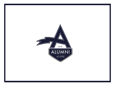 Alumni Logo Dark branding clothing logo