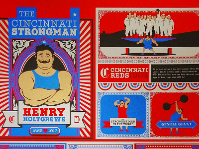 Cincy Strong Man, Henry Holtgrewe cincinnati cincinnati reds crosley ohio reds strongman