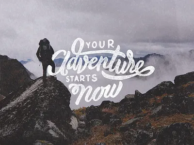 Handlettering: Adventure handdrawn handlettering inspiration lettering type typography vintage