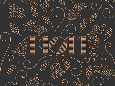 MOM floral illustration line mom mothersday