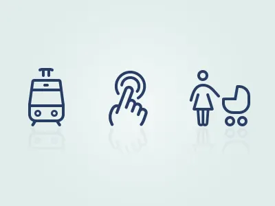 Transportation icons design icons pictograms transport