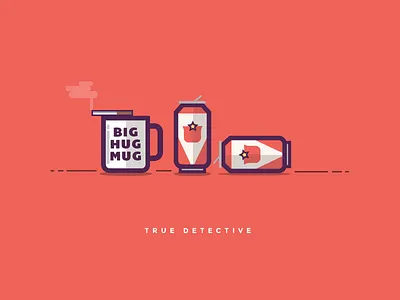 True Detective beer cigarette coffee hbo show television true detective tv