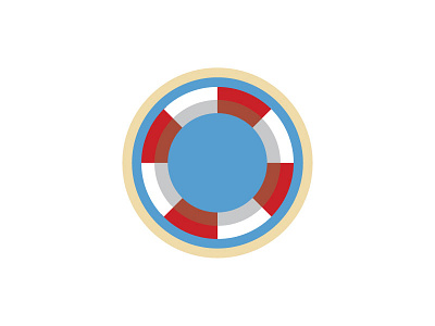 Life Preserver Icon design icon illustration