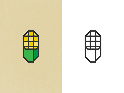 ¡a-maize-ing! corn green symbol yellow