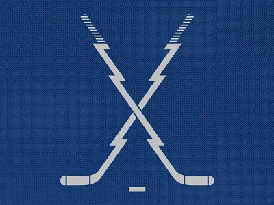 Lightning Hockey Sticks hockey illustration lightning stick tampa