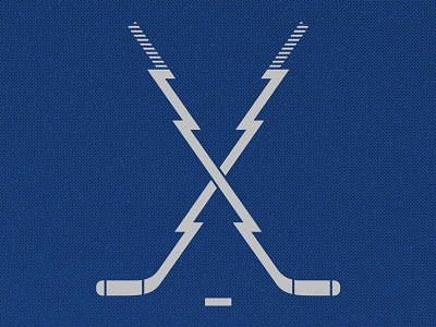 Lightning Hockey Sticks hockey illustration lightning stick tampa