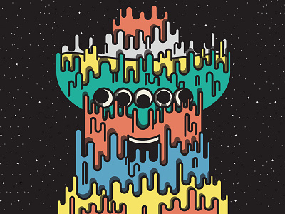 Far Out Cowboy cowboy eyes farts galaxy illustration pool psychedelic san francisco space