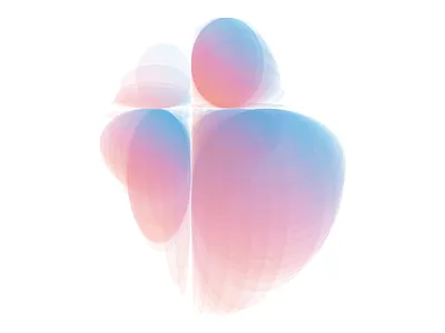 Gradient geometric form bright circle geometric gradient transparency