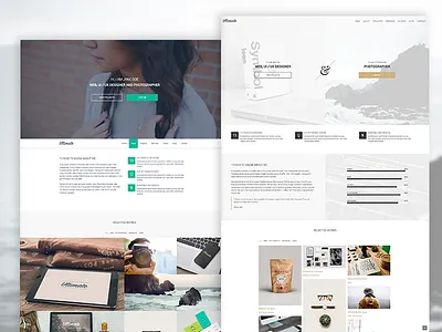 Ultimate | One Page HTML5 Portfolio Template big images full width masonry portfolio one pager portfolio template