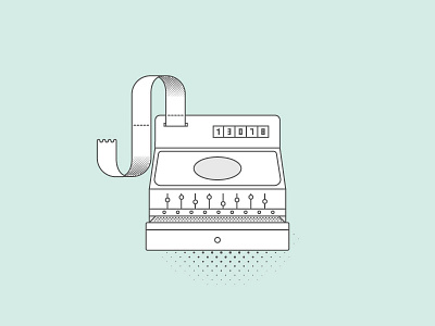 Cash register bank cash money old school shop
