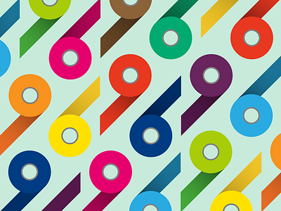 Tape illustration colorful illustration