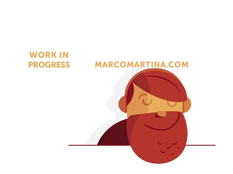 Work in Progress animation flat gif illustration inspiration loop marcomartina motion graphics new site web site work work in progress