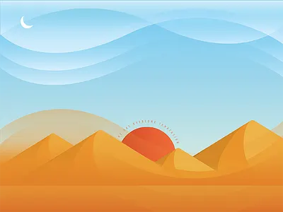 Environment 4 desert landscape motivation overcome scene temptation