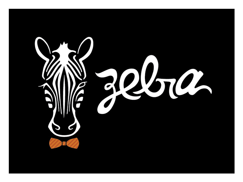 Example of Winking Zebra Logo