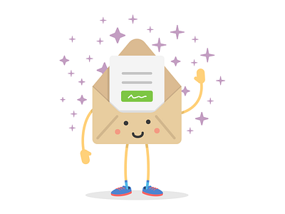 Billingo Activation Email activation billingo character deliver email friendly hello illustration message online billing welcome you got mail