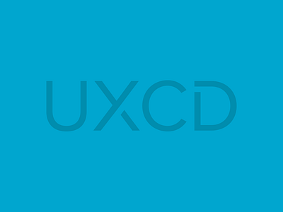 UXCD logo proxima nova wordmark