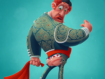 Matador cartoon character kuryatnikov matador