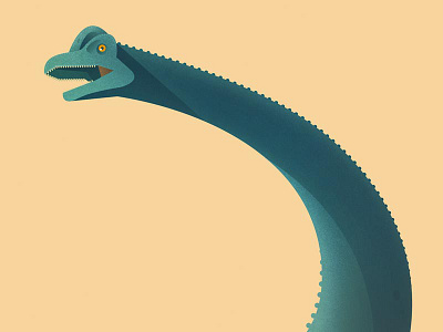 Jurassic Park Brachiosaurus animal brachiosaurus character dinosaur flat illustration jurassic jurassic park lighting movie texture