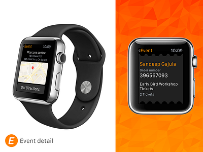 Eventbrite  Watch - Event Detail 2 apple apple watch concept event detail eventbrite events watch os