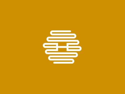 Hivemind application brain hive identity logo