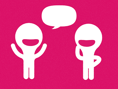 Characters character illustration silhouette simple speech
