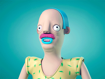 👃💦👅 : Booger Eater 3d art booger cg character eater i illustration maya render vray zbrush