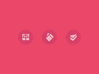 Pink gifts android iconography