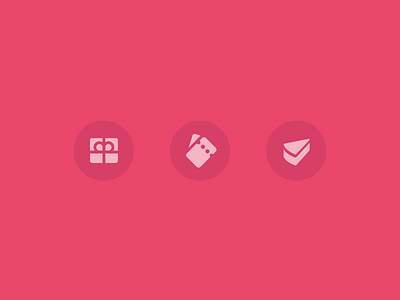 Pink gifts android iconography