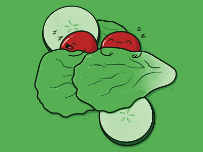 Bed of Lettuce bed food lettuce shirt sleep threadless tomato tshirt