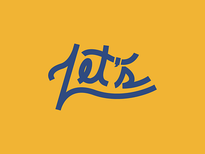 Let Us bold contractions let us lets lettering script