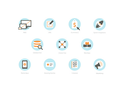 Design/Dev Icons design development icons web