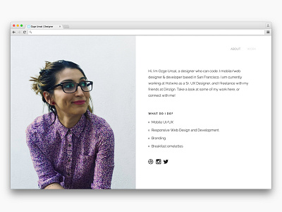 New portfolio flat menu minimal portfolio responsive web website
