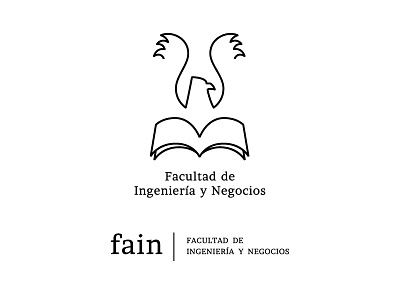 Facultad de Ingeniería y Negocios - UnACh (2) brand graphic identity logo wip