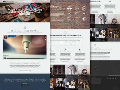 "Bones" Theme bones design homepage theme ui web design