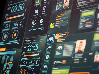 FUI personal assistance design fui interface ui ux