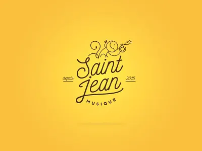Logo Saintjean logotype musique