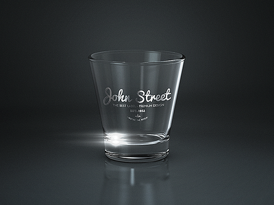 Alcohol / Drink Glasses Mockup alcohol beer cocktail drink glass glass mockup glasses glassware liqueur liquor vodka whiskey