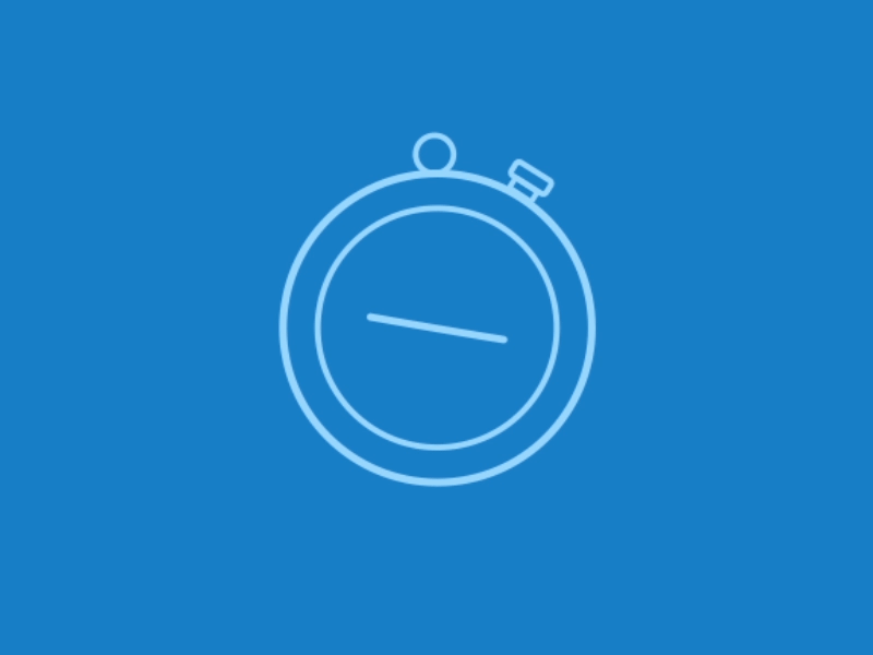 killing time 2d animation clock design flat motion stopwatch time