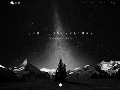 Asgard Hero observatory spot stars theme ui web design