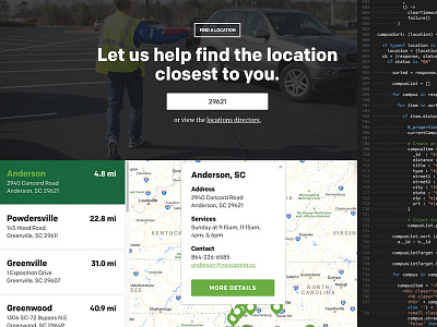 NewSpring Locations coffeescript expressionengine webdesign