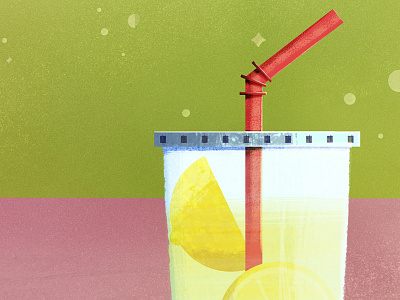 Lemonade drink fair festival illustration lemonade lemons mograph mograph mentor straw summer texture